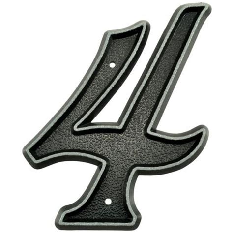 reflective metal 6 inch house numbers|reflective house numbers walmart.